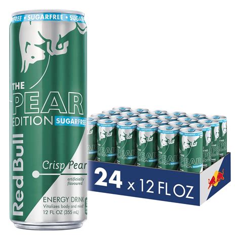 Pear red bull - Chock-full of seasonal flavors, Winter Edition Pear Cinnamon Red Bull is described as an explosion of pear and orchard fruits, complimented by a delicious hint of cinnamon. The winter edition is a yearly tradition for Red Bull. Previous years' flavors have included other fun blends, such as 2022's Fig Apple, 2021's Pomegranate, and 2020's ...